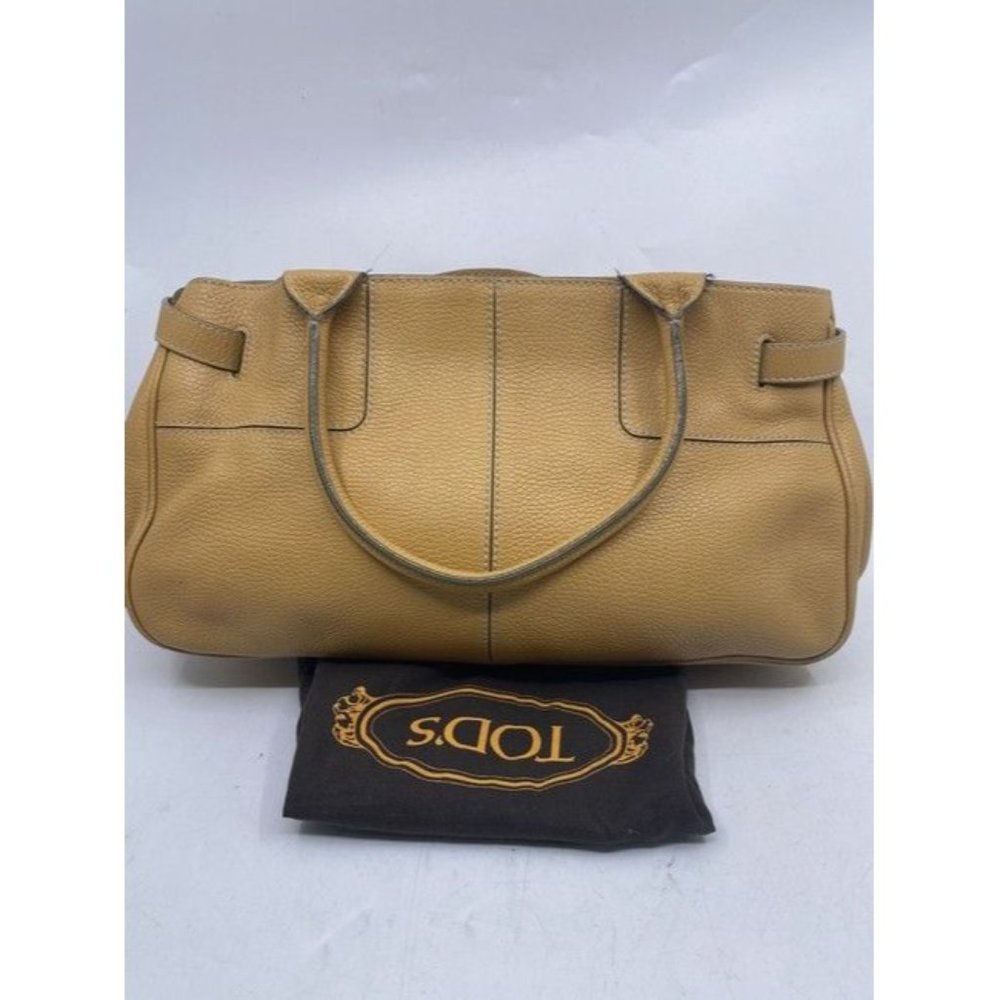 Tod S Tan Leather Shoulder Bag - Picture 2 of 8